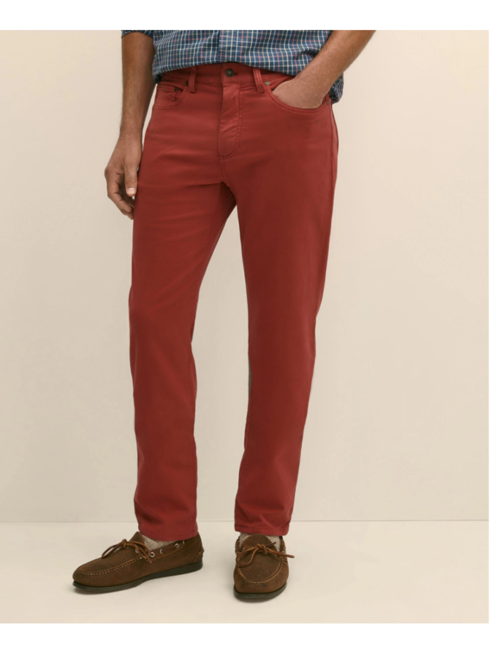 MSRP: $168 Men's Brooks Brothers The Richmond 5-Pocket Pants Red